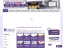 Tablet Screenshot of drukzone.be